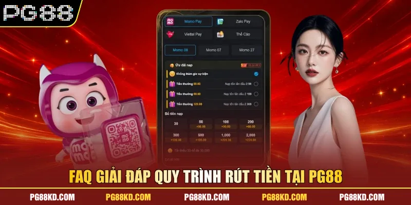 FAQ giải đáp quy trình rút tiền tại PG88 